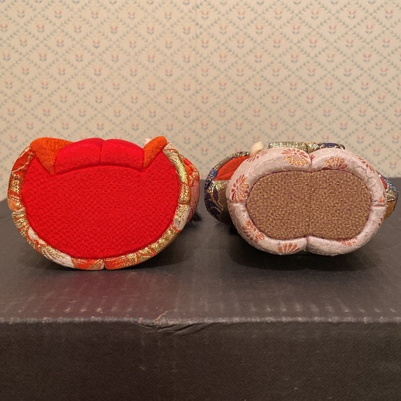 Japanese Vintage Handmade Dolls Gorgeous Kimonos Girl and Boy - Picture 11 of 14